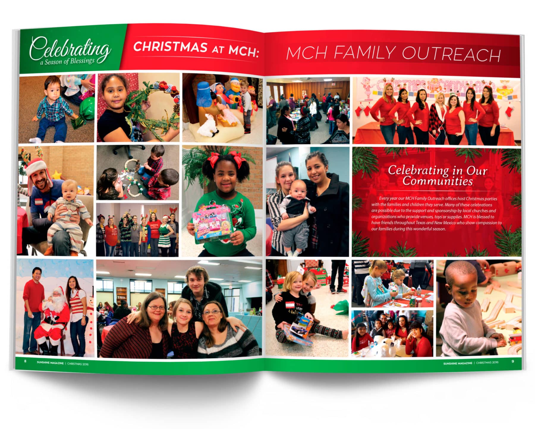 MCH Family Outreach Magazine Spread