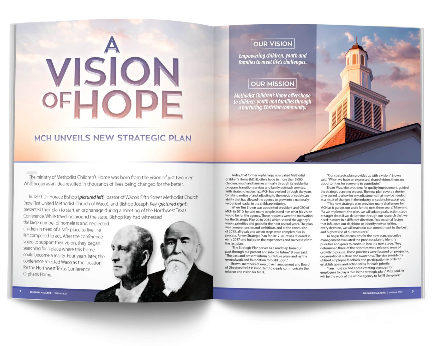 Magazine Spread - A Vision of Hope